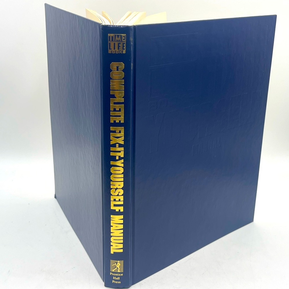 Time Life Books: Vintage “Complete Fix-It-Yourself Manual” Navy Blue Hardback